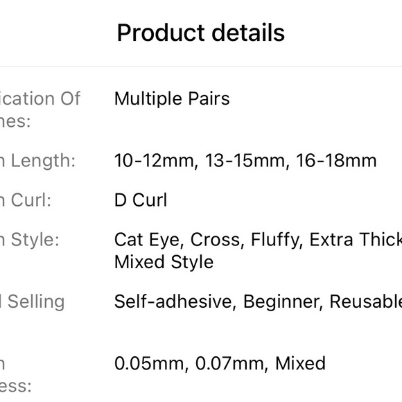 💜 6 Pairs of Fluffy Full 3D Eyelashes 💜 - Picture 8 of 10